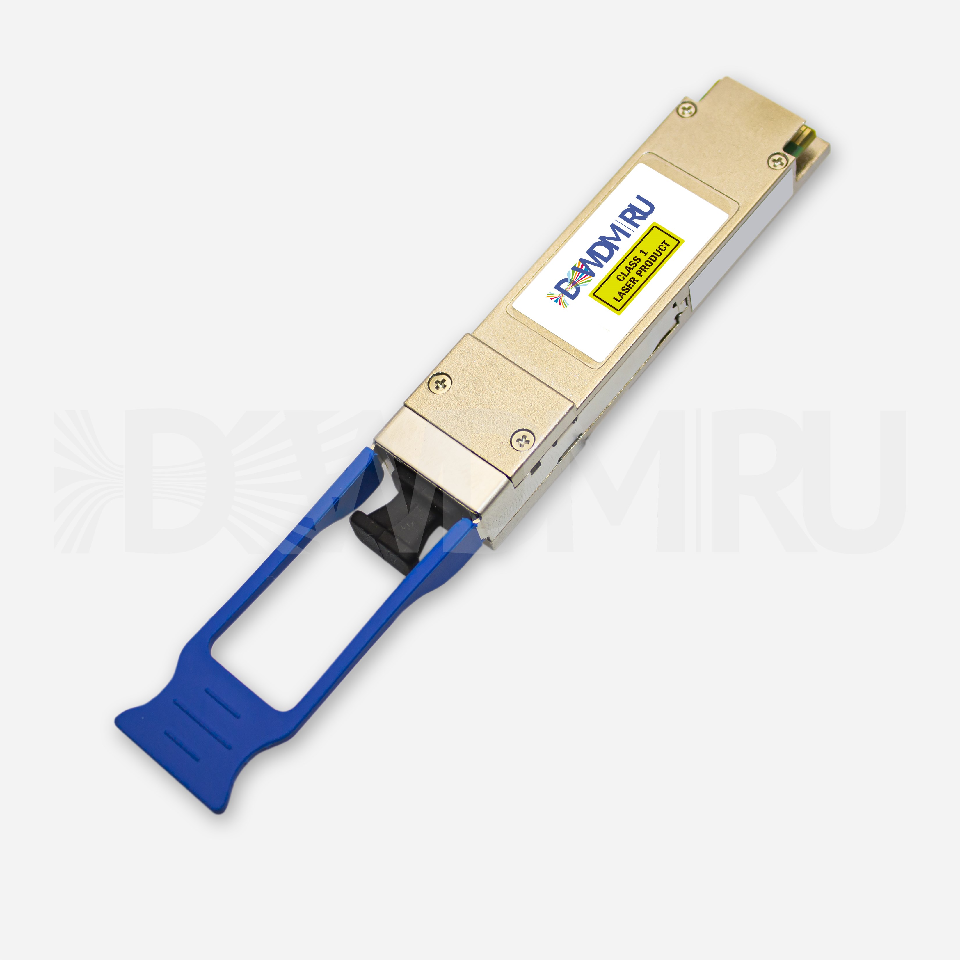 Оптический QSFP+ модуль многомодовый, 40Гб/с, 0,1км, 850нм, MPO, DDM - ДВДМ.РУ (DSO-16-1D)